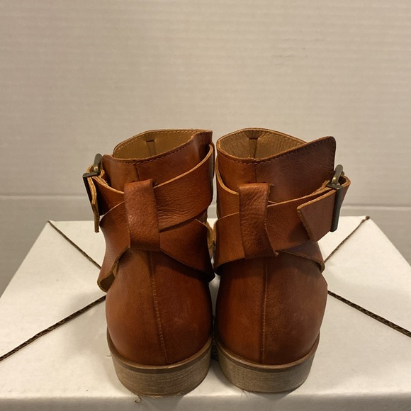 Free People Tan Soft Leather Boot Sandals - Picture 4 of 4